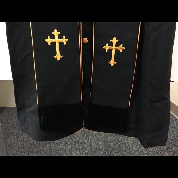 Clergy robe without stole ( robe only ) cassock - Picture 2 of 4